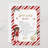 初めての小妖精や小人到着ウェルカムレター (正面)