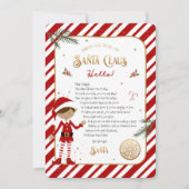 初めての小妖精や小人到着ウェルカムレター (正面)