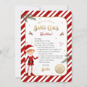 初めての小妖精や小人到着ウェルカムレター (正面)