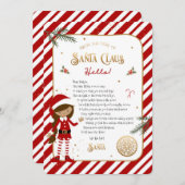 初めての小妖精や小人到着ウェルカムレター (正面/裏面)