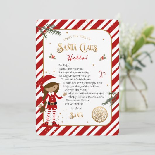 初めての小妖精や小人到着ウェルカムレター (スタンド正面)