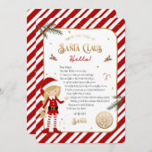 初めての小妖精や小人到着ウェルカムレター (正面/裏面)