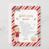 初めての小妖精や小人到着ウェルカムレター (正面)