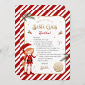 初めての小妖精や小人到着ウェルカムレター (正面/裏面)