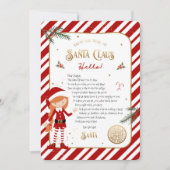 初めての小妖精や小人到着ウェルカムレター (正面)