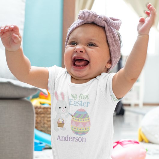 初めての復活祭 |イースターバニー ベビーボディスーツ