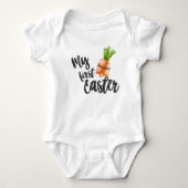 初めての復活祭 ベビーボディスーツ (正面)