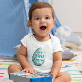 初めての復活祭 |名前をカスタムする |イースターエッグ ベビーボディスーツ