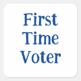 初めての投票者 スクエアシール