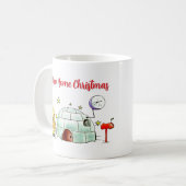 初めての新居のクリスマス コーヒーマグカップ (正面左)