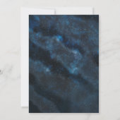 初めての旅のまわりにで太陽宇宙テーマボーイ惑星 招待状 (裏面)