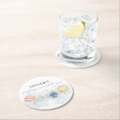 初めての旅 – サンのまわりに紙コースター ラウンドペーパーコースター (インサイチュ)