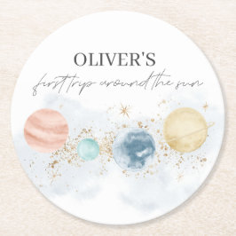 初めての旅 – サンのまわりに紙コースター ラウンドペーパーコースター