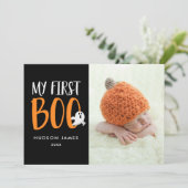 初めての本 |ベビー初のハロウィンフォトカード シーズンカード (スタンド正面)