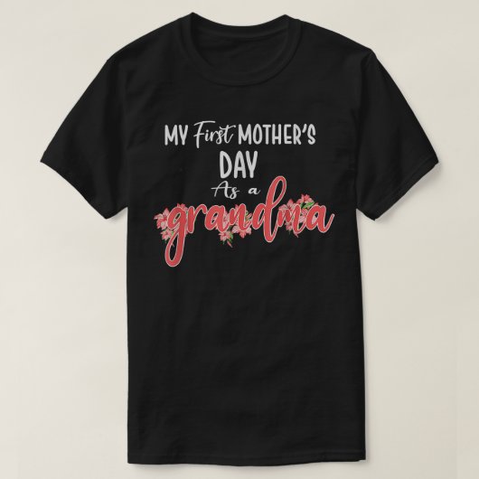 初めての母おもしろいの日 Tシャツ (デザイン正面)