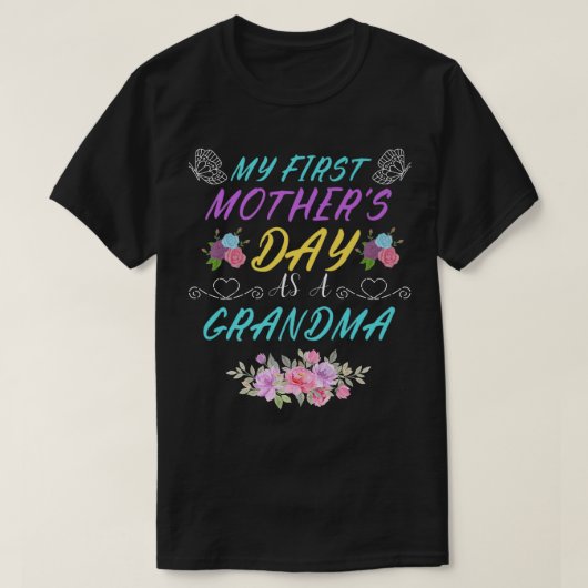 初めての母おもしろいの日 Tシャツ (デザイン正面)