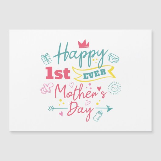 初めての母の日が幸せな娘 (正面)