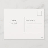 初めての母の日が幸せパーソナライズされた シーズンポストカード (裏面)