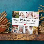 初めての母の日の写真コラージュ記念プレート フォトプラーク (側面)