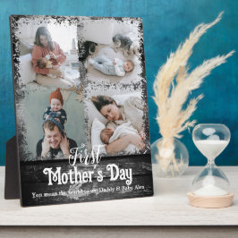 初めての母の日の写真コラージュ フォトプラーク