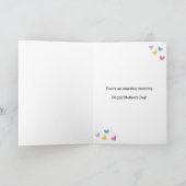 初めての母の日の写真 カード (内部)