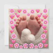 初めての母の日の花 2 枚の写真のコラージュ シーズンカード (裏面)