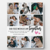 初めての母の日をお祝いしよう！写真コラージュ フォトプラーク (正面)