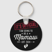 初めての母の日を迎える母になる キーホルダー (正面)