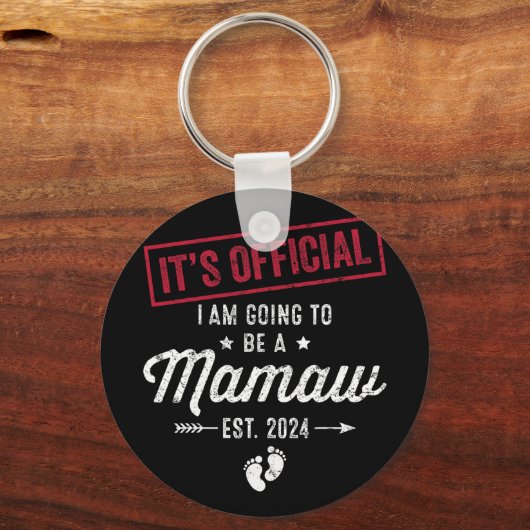 初めての母の日を迎える母になる キーホルダー (正面)