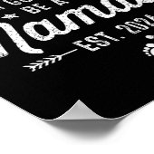 初めての母の日を迎える母になる ポスター (角)