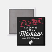 初めての母の日を迎える母になる マグネット (正面/裏面)