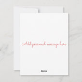 初めての母の日 シーズンカード (裏面)