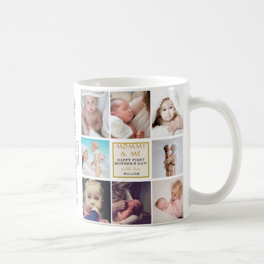 初めての母の日 フォトマグ ママへ コーヒーマグカップ (右)