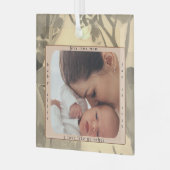 初めての母の日 フォト&ネーム オーナメント (正面左)