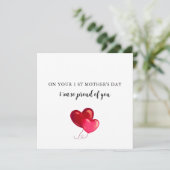 初めての母の日　ブルームマザーズデー フォトカード シーズンカード (スタンド正面)