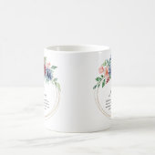 初めての母の日 Sweet+Floral コーヒーマグカップ (中央)