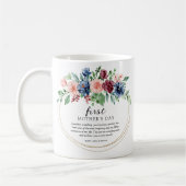 初めての母の日 Sweet+Floral コーヒーマグカップ (左)