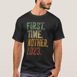 初めての母2023シャツ妊娠ママ母T Tシャツ