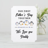 初めての父の日が一緒に 招待状 (スタンド正面)