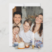 初めての父の日が一緒に 招待状 (裏面)