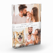 初めての父の日のための縦向きの写真コラージュ フォトブロック (左)