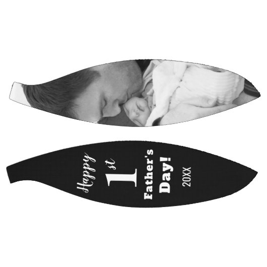 初めての父の日の写真を作カスタム成 バスケットボール (パネル)