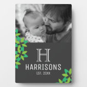 初めての父の日の写真を作成 フォトプラーク (正面)