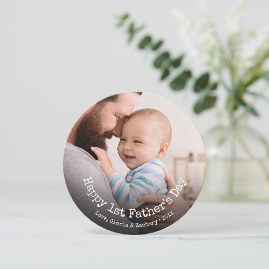 初めての父の日の写真 シーズンカード (スタンド正面)