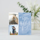 初めての父の日の写真 シーズンカード (スタンド正面)