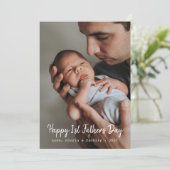 初めての父の日の写真 シーズンカード (スタンド正面)