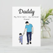 初めての父の日カード　スウィート＆ハートフル シーズンカード (スタンド正面)