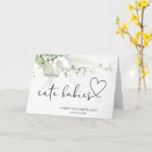 初めての父の日ギフト 新しいパパ 夫へのプレゼント カード (黄色い花)