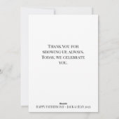 初めての父の日フォトカード シーズンカード (裏面)