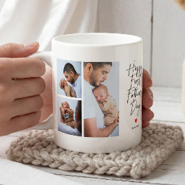 初めての父の日フォトコラージュギフト コーヒーマグカップ